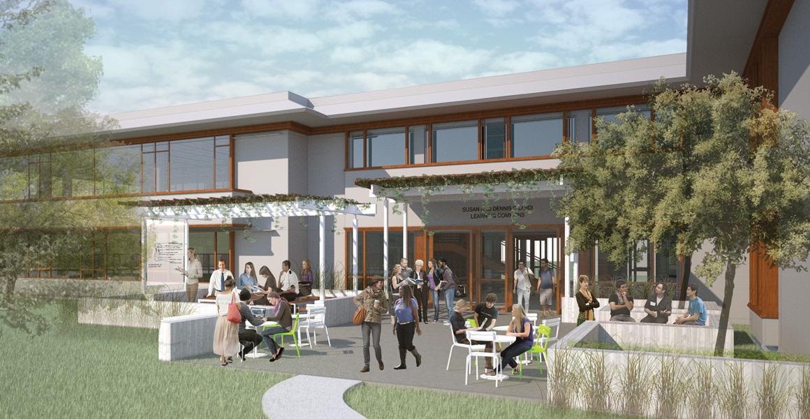 Future Center for the ֱ Experience, Alemany Library Outdoor Learning rendering, ֱ University of California Campus